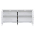 Retro-Sideboard mit runden Türgriffen – 60L x 16W x 32H
