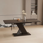 Extendable Dining Table with X-Base
