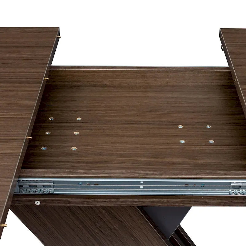 Extendable Dining Table with X-Base