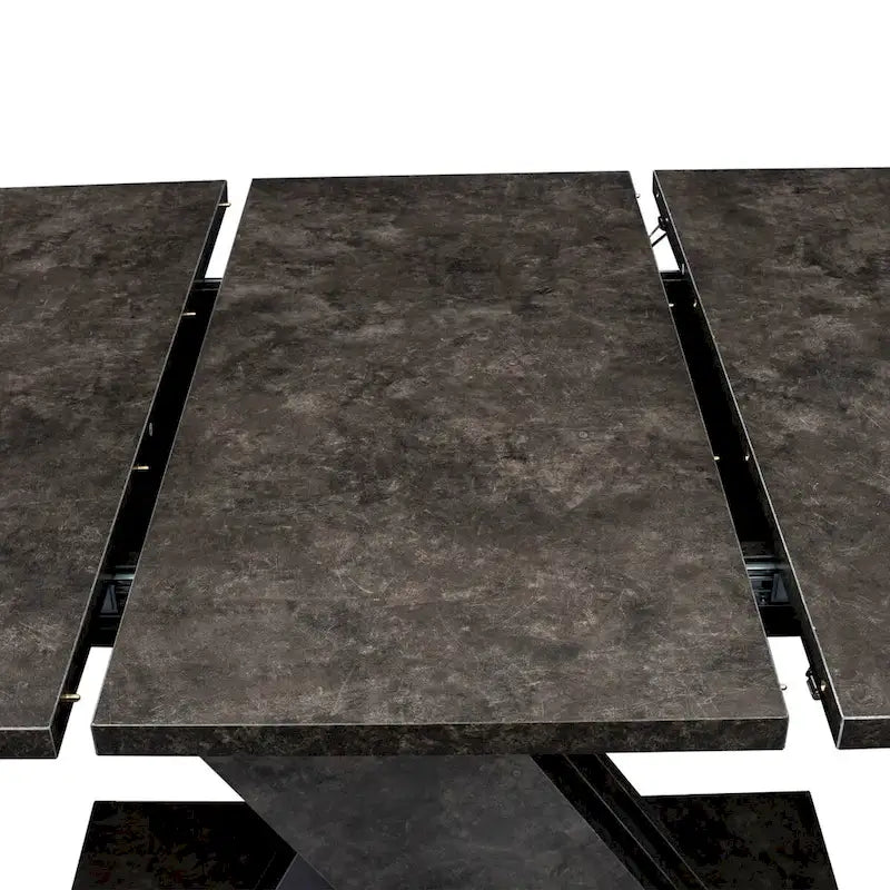 Extendable Dining Table with X-Base