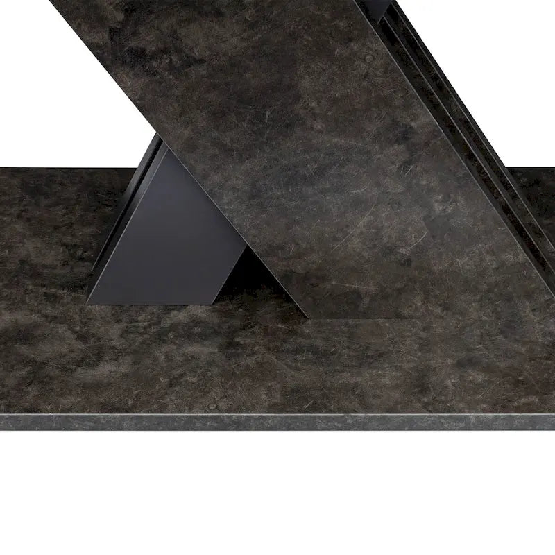 Extendable Dining Table with X-Base