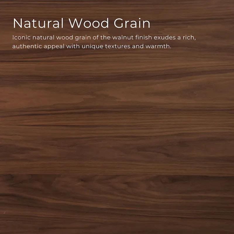71-Inch Oval Walnut Dining Table
