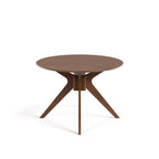 71-Inch Oval Walnut Dining Table