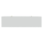 Buffet 4 portes avec poignées en métal doré, 60"L x 15.2"W x 30.9"H