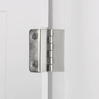 Two-Door Bathroom Storage Cabinet with Drawer and Adjustable Shelves - White