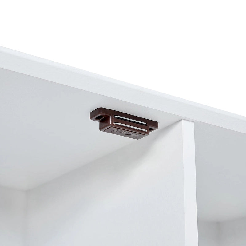 Freestanding Bathroom Storage Cabinet with Doors, Drawers and Open Shelves