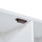 Freestanding Bathroom Storage Cabinet with Doors, Drawers and Open Shelves