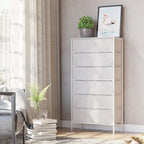 6-Drawer PE Rattan Storage Cabinet Dresser