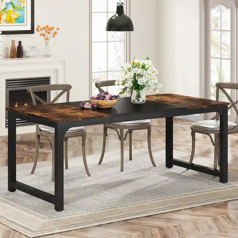 70.87" Modern Dining Table for 6-8 People