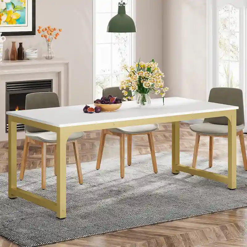 70.87" Modern Dining Table for 6-8 People