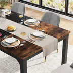 Table de salle à manger moderne de 70.87" pour 6 à 8 personnes