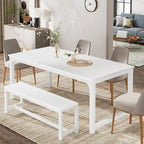 Table de salle à manger moderne de 70.87" pour 6 à 8 personnes