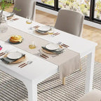 Table de salle à manger moderne de 70.87" pour 6 à 8 personnes