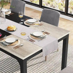 Table de salle à manger moderne de 70.87" pour 6 à 8 personnes