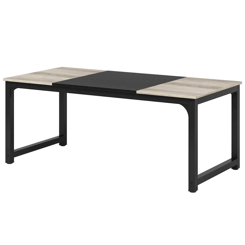 Table de salle à manger moderne de 70.87" pour 6 à 8 personnes