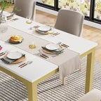 Table de salle à manger moderne de 70.87" pour 6 à 8 personnes